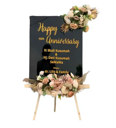 Papan Bunga Akrilik Ujuna